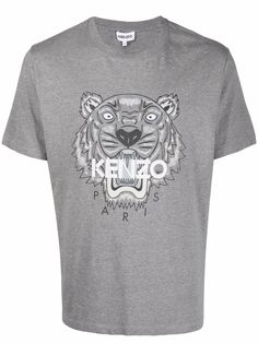 Kenzo футболка с принтом Tiger