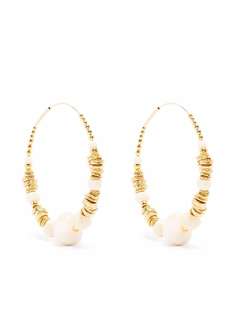 Gas Bijoux позолоченные серьги-кольца Biba