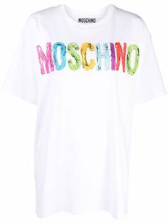 Moschino футболка с логотипом