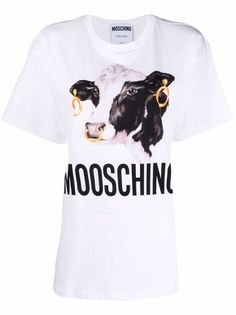 Moschino футболка с логотипом