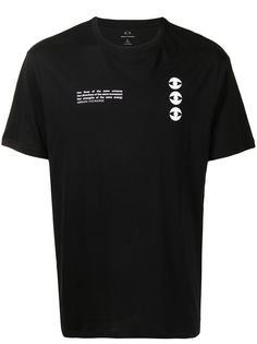 Armani Exchange футболка с принтом