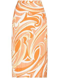 Emilio Pucci юбка Vortici с завышенной талией
