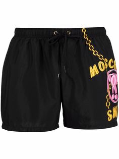 Moschino плавки-шорты Double Question Mark
