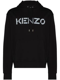 Kenzo logo print hooded sweatshirt