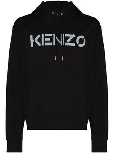 Kenzo logo print hooded sweatshirt