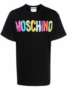 Moschino футболка с логотипом