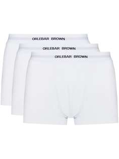 Orlebar Brown logo-waistband set of three boxer shorts