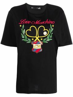 Love Moschino футболка с графичным принтом