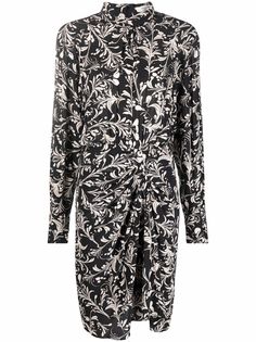 Isabel Marant Étoile платье со сборками и цветочным принтом
