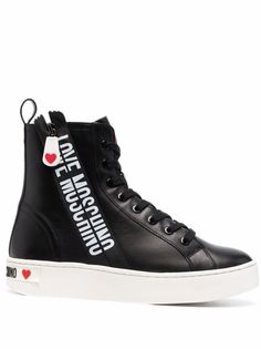 Love Moschino высокие кеды с логотипом