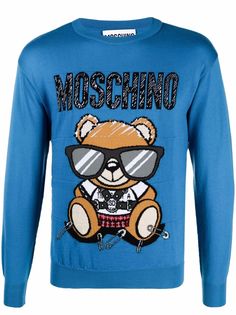 Moschino джемпер с принтом Toy Bear