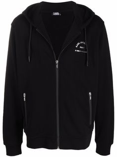 Karl Lagerfeld logo-print hoodie