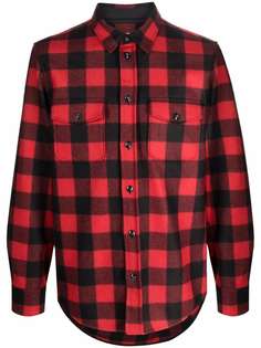Woolrich checked long-sleeve shirt