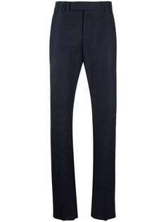 Versace monogram pattern tailored trousers