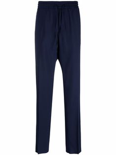 Versace logo-embroidered track pants