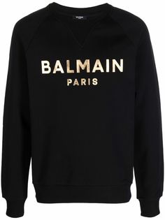 Balmain logo-print sweatshirt