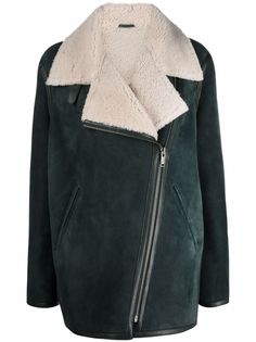 Isabel Marant Étoile double-breasted shearling-lined jacket