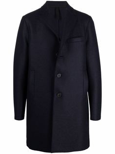 Harris Wharf London single-breasted wool coat