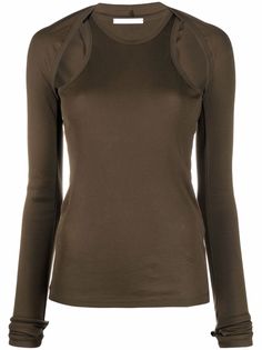 Helmut Lang топ в рубчик