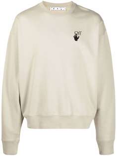 Off-White Off logo print Arrows sweatshirt