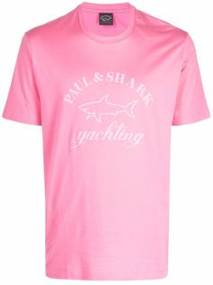 Paul & Shark logo-print cotton T-shirt