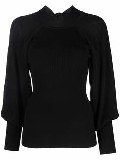 ZIMMERMANN open back knitted top