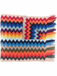 Missoni zig-zag knit scarf