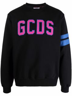 Gcds applique logo sweatshirt
