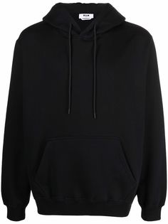 MSGM logo-print pullover hoodie