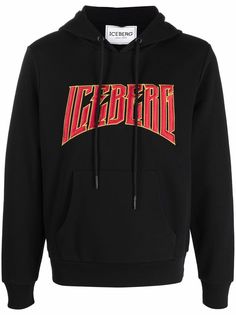 Iceberg embroidered-logo pullover hoodie