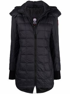Canada Goose logo-patch padded coat