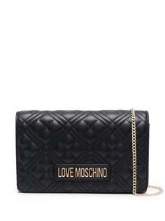 Love Moschino стеганая сумка через плечо с логотипом