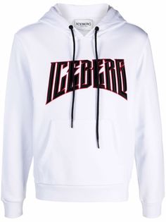 Iceberg embroidered-logo pullover hoodie