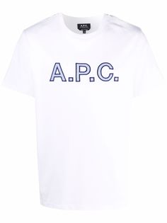 A.P.C. embroidered logo T-shirt