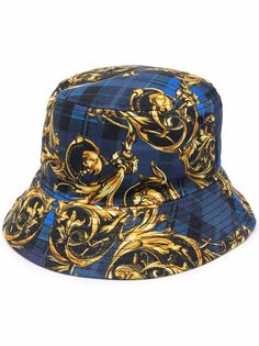 Versace Jeans Couture Barocco print bucket hat