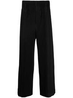 Homme Plissé Issey Miyake plissé wide leg trousers