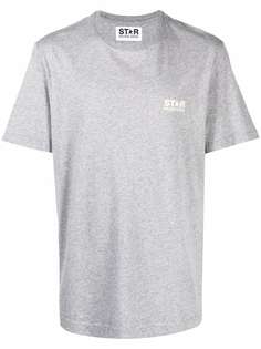 Golden Goose metallic logo-print crew-neck T-shirt