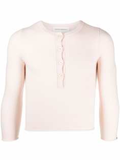 extreme cashmere fitted cashmere-blend top