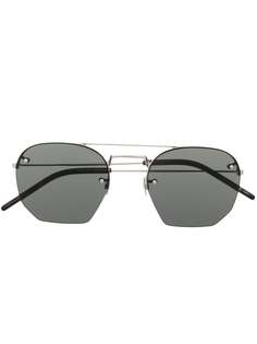 Saint Laurent Eyewear солнцезащитные очки-авиаторы SL422