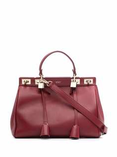 Giambattista Valli partitioned leather tote bag