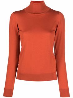 Drumohr roll neck fine knit jumper