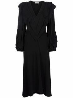 Isabel Marant Étoile Hyde ruffle-trim flared long dress
