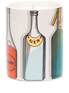 Fornasetti свеча Otto с принтом