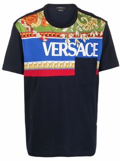 Versace футболка с принтом Medusa Renaissance