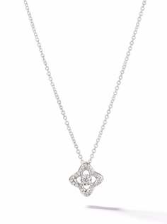 David Yurman колье Venetian Quatrefoil из белого золота с бриллиантами