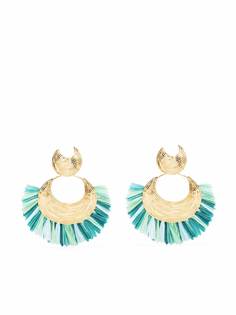 Gas Bijoux серьги Luna с бахромой