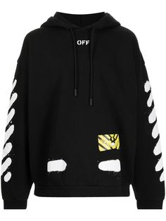 Off-White худи с принтом