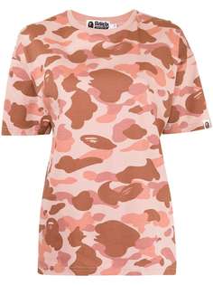 A BATHING APE® футболка с камуфляжным принтом