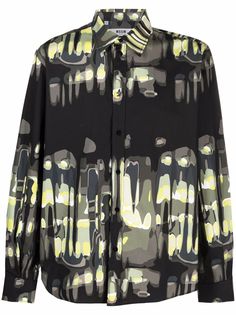 MSGM рубашка с геометричным принтом