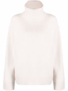 Allude джемпер свободного кроя с высоким воротником